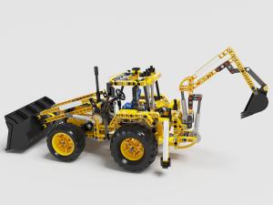 儿童玩具铲车挖掘机