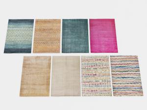 多款现代长方形花纹图案地毯3d模型 多款现代长方形花纹图案地毯