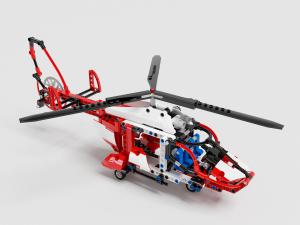儿童乐高玩具拼装直升飞机