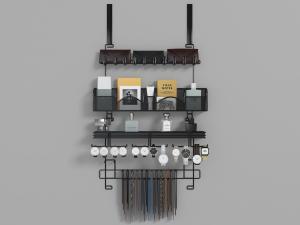 墙面多功能铁艺收纳架、饰品挂件