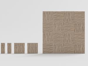 实木长条形纹理的拼接地板