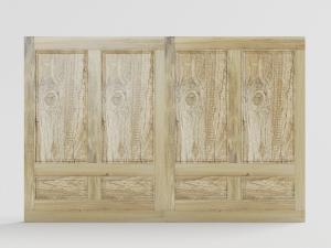 实木原始纹理的护墙板