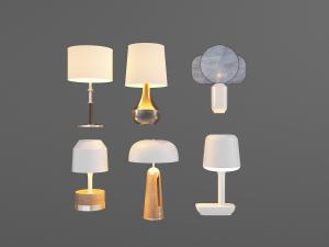 现代蘑菇造型的台灯