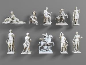 希腊神话故事中的神像雕塑3d模型 希腊神话故事中的神像雕塑