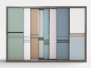 现代衣柜推拉柜门