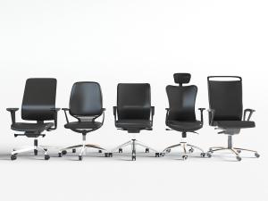 多款办公室皮革可升降转椅