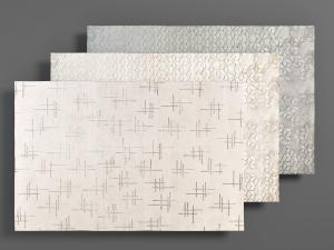 现代长方形花纹地毯3d模型 现代长方形花纹地毯