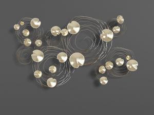 中式创意铁艺荷花饰品挂件