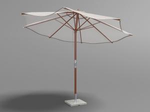 户外橙色金属支架遮阳伞、太阳伞