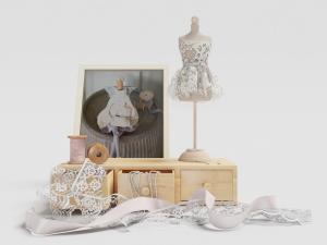 装饰画、实木收纳抽屉和装饰画饰品摆件