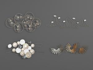 新中式银杏叶金属挂件饰品