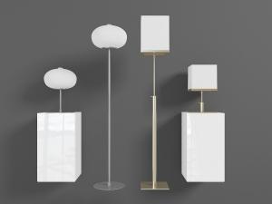 新中式台灯、落地灯组合