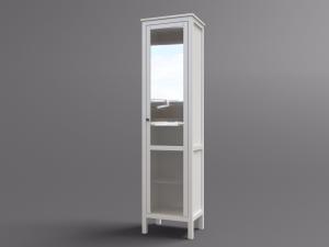 北欧轻巧玻璃门展示收纳柜