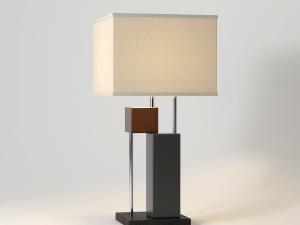 新中式方形台灯