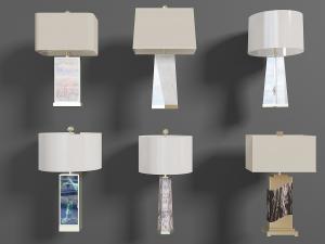 新中式方形、柱形台灯