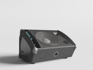 黑色舞台放音器、音响3d模型 黑色舞台放音器、音响