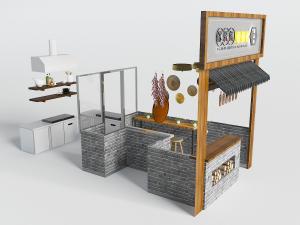 中式民宿古式建筑小吃店