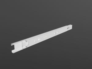 白色电脑桌滑道3d模型 白色电脑桌滑道