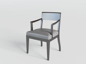新中式灰色扶手椅