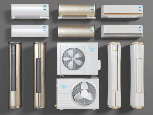 柱形空调、挂式空调和空调外机
