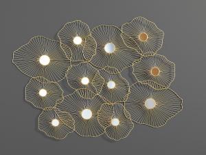 墙面花朵造型的挂件墙饰