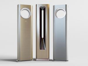 现代金色、银色不锈钢空调