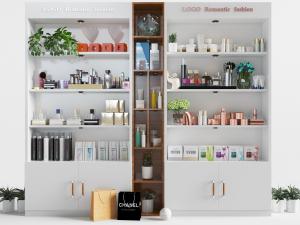 超市美容院化妆品收纳柜