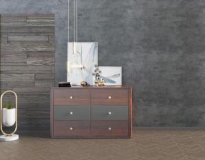 新中式带抽屉的玄关收纳装饰柜