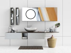 现代悬挂式洗手柜、卫浴小件