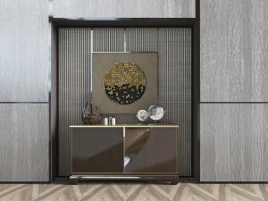 中式玄关装饰柜、饰品摆件