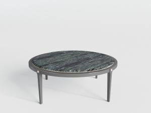 新中式圆形茶几3d模型 新中式圆形茶几