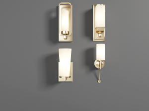 现代长方形灯座壁灯