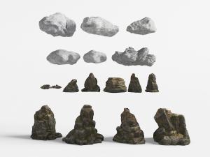 各种园林假山石头