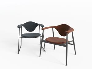 新中式简约休闲椅扶手椅