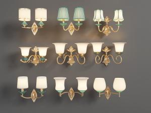 简欧双头墙面壁灯