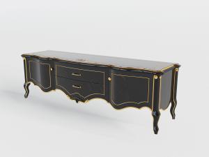 欧式装饰金边的电视柜