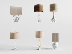 新中式台灯、床头灯组合