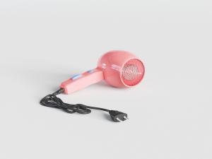 粉色家用电器吹风机