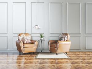 现代黄色皮革单人沙发3d模型 现代黄色皮革单人沙发