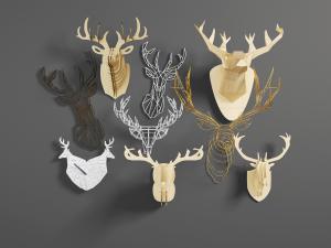 北欧麋鹿墙面装饰挂件