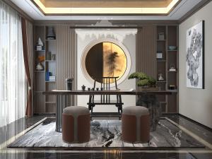 新中式茶室书房