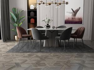 现代轻奢餐厅餐桌椅