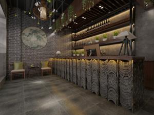 中式餐饮饭店前台