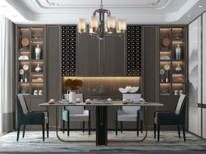 新中式餐厅餐桌椅