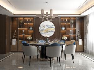 新中式餐厅餐桌椅