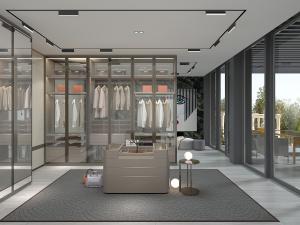 后现代衣帽间衣柜