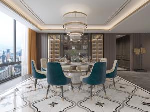 新中式餐厅酒柜