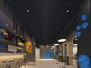 现代轻奢美容美发理发店、狮子