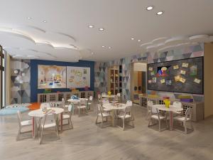 现代幼儿园手工课教室3d模型 现代幼儿园手工课教室