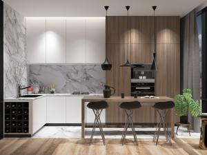 现代厨房吧台椅凳